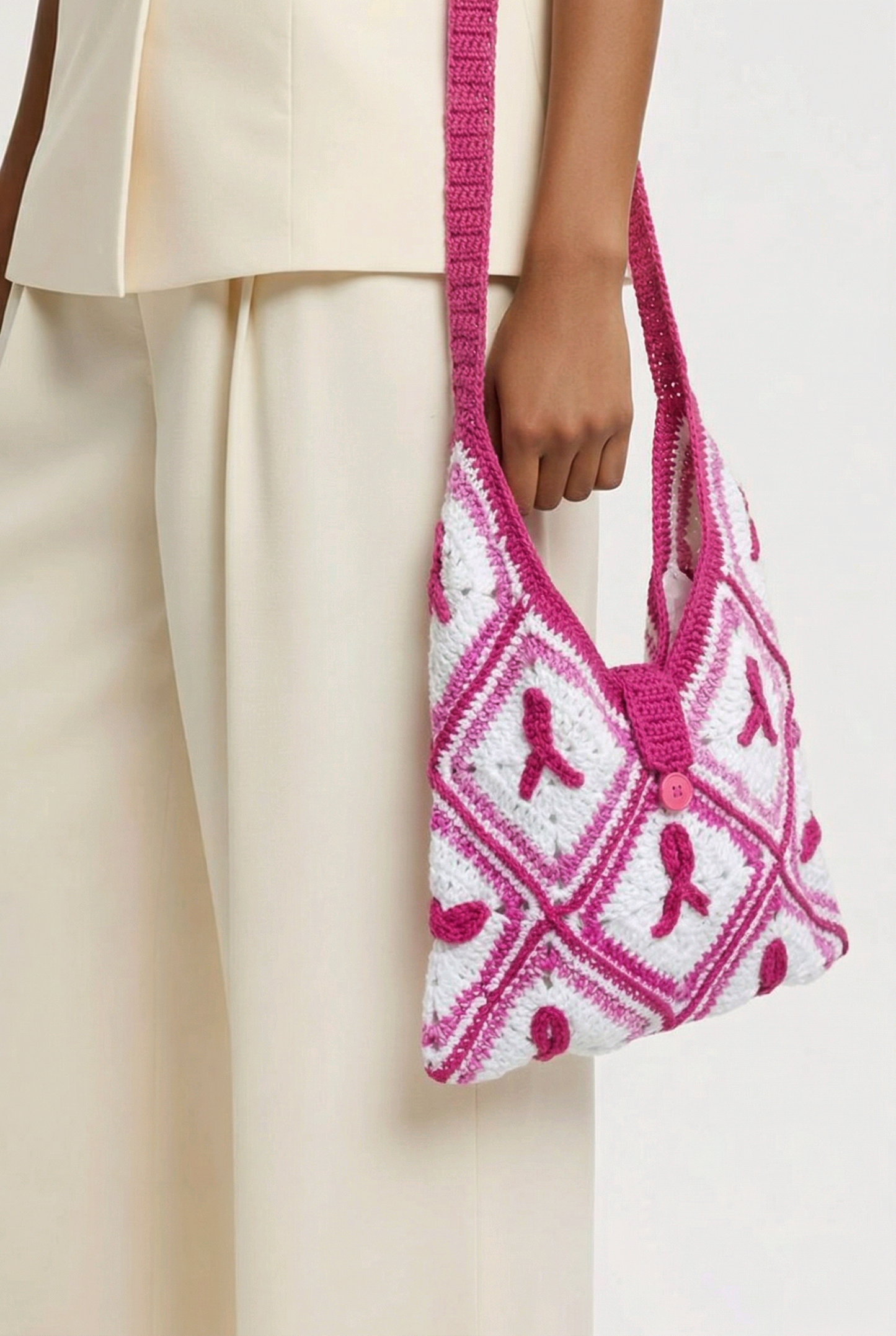 Pink Ribbons Shoulder Bag