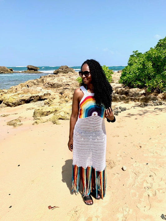 Rainbow Dress Cover-Up