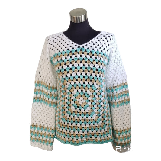 Retro V-neck Sweater
