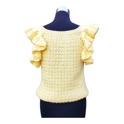 Ruffle Sleeve Top