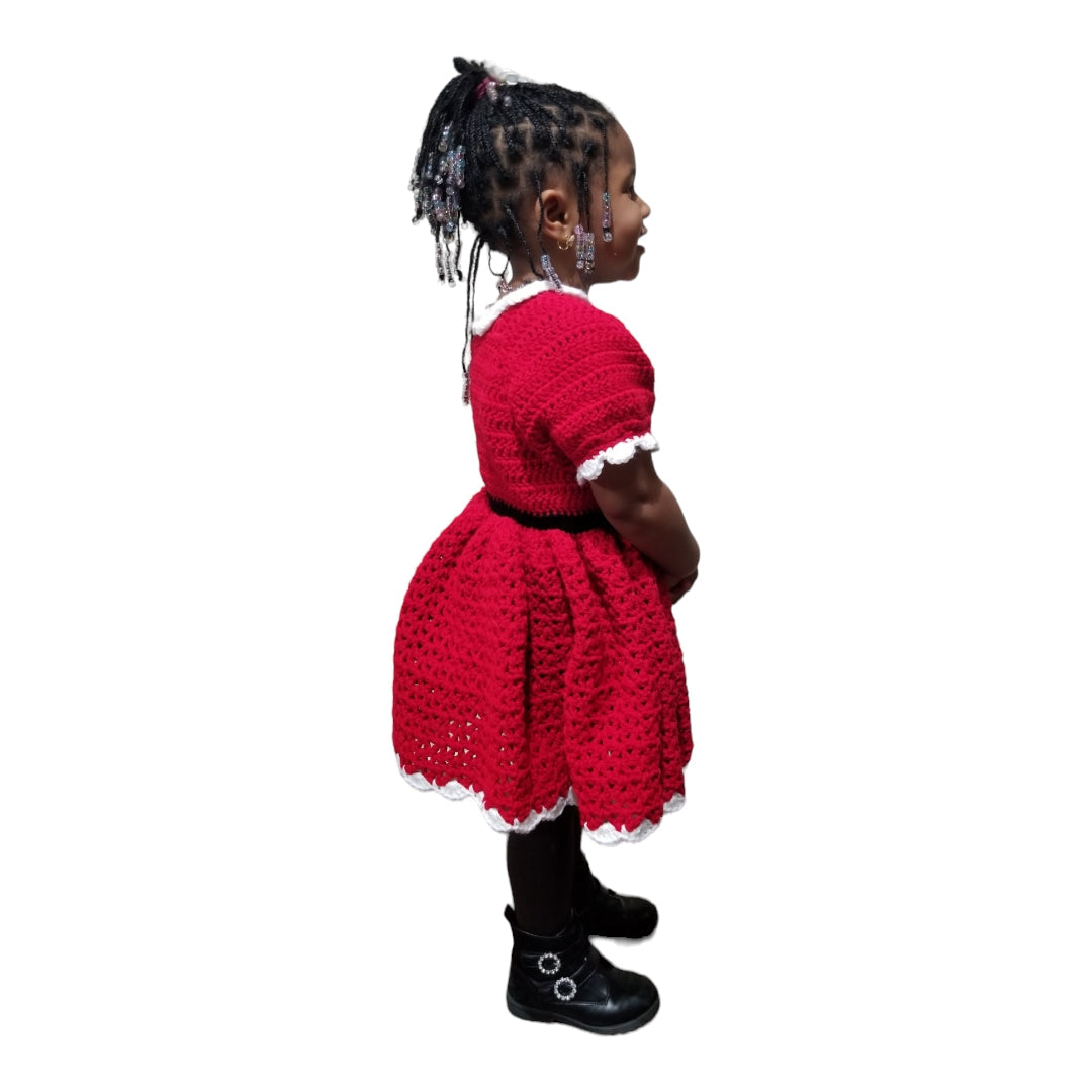 Lil Miss Santa Ruffle Dress