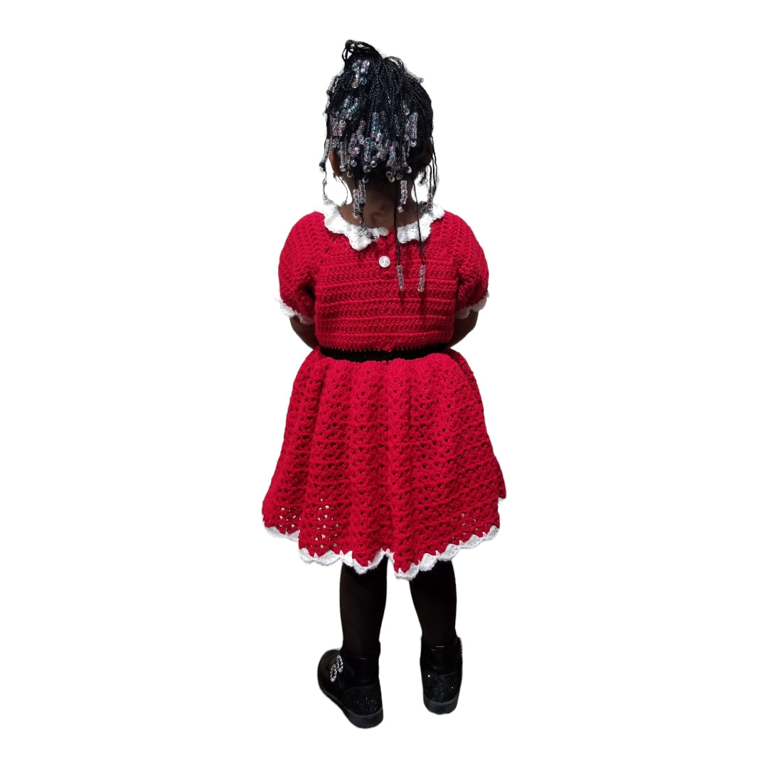Lil Miss Santa Ruffle Dress