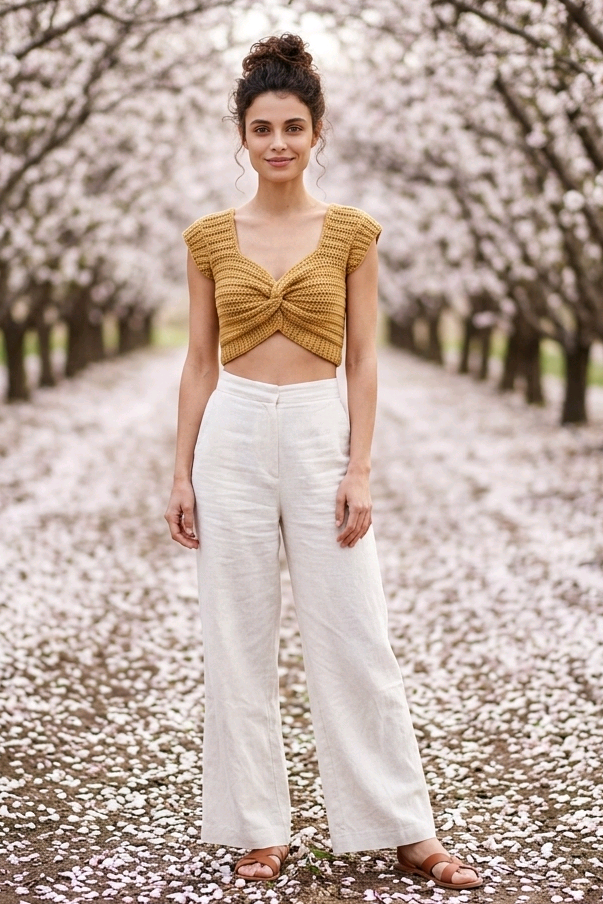 Simply Twisted Crop Top