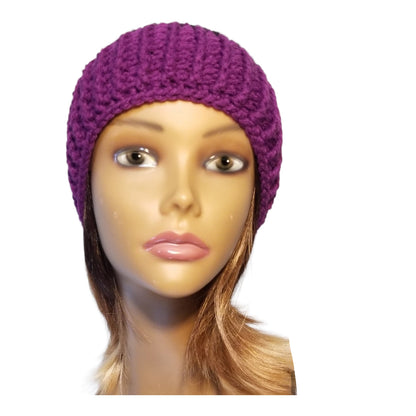 Slouchy Houndstooth Hat