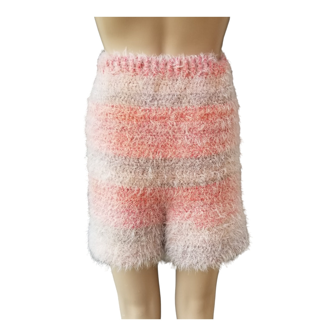 Velvety Crochet Shorts