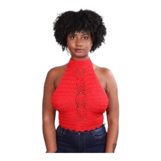 Vertical Pineapple Halter