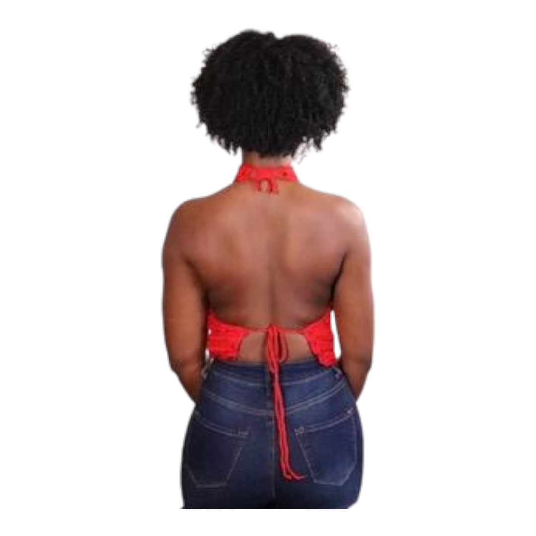 Vertical Pineapple Halter