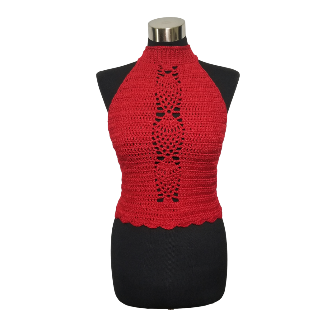 Vertical Pineapple Halter