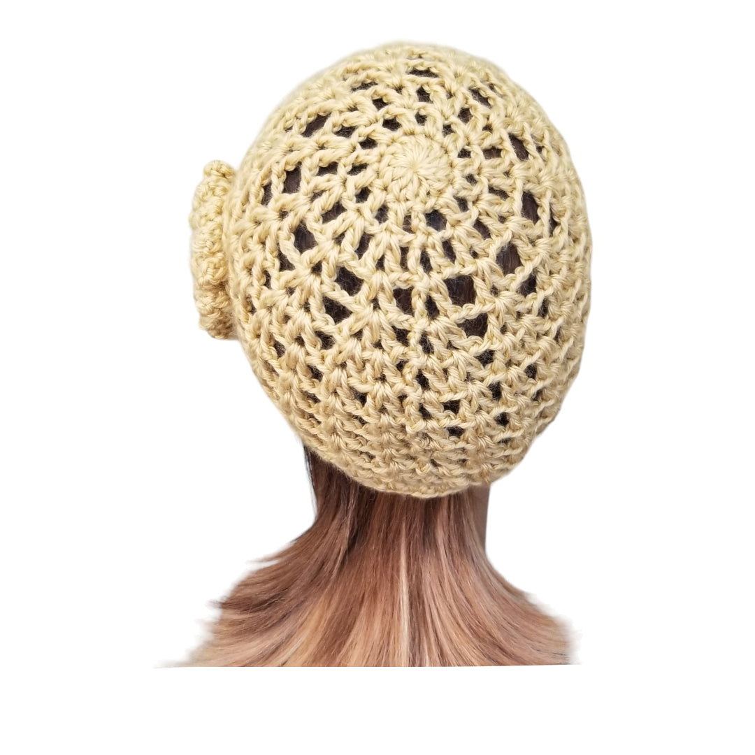 Rosy Lace Beanie